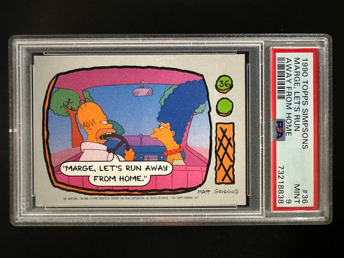 1990 topps simpsons - #36,