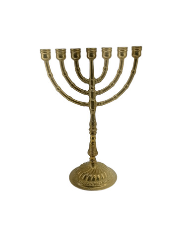 Candelabro menorah ottone - candelabro,