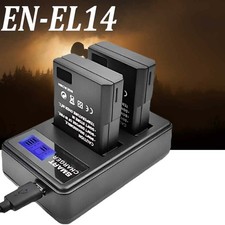 2x 2000mAh EN-EL14 BATTERIA