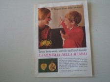 advertising Pubblicità 1968 MEDAGLIA GIOIELLI UNOAERRE UNO A ERRE