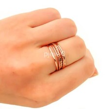 Set di 5 anelli impilabili in