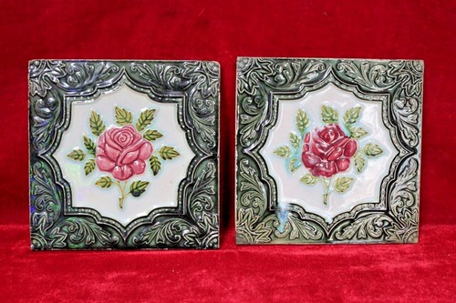 Piastrelle fiori ceramica