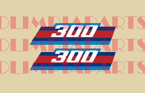 Ktm 300 1985 adesivi - 300,