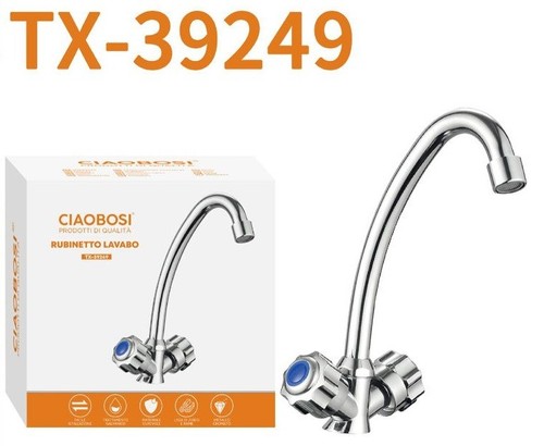 Rubinetto lavabo due manopole - lavabo,
