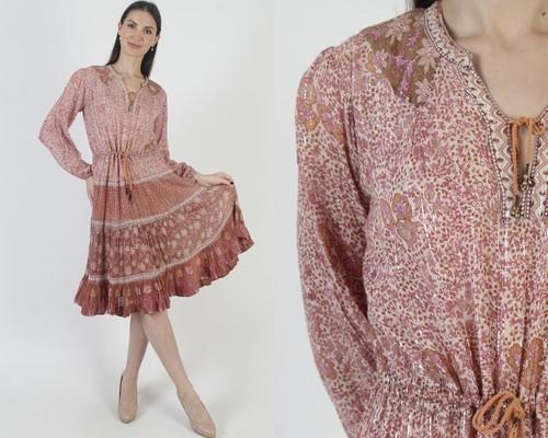 Abito vintage anni india - abito,