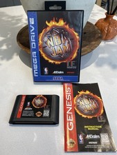 NBA Jam TE:Tournament Edition Sega Mega drive gioco con scatola originale e manuale