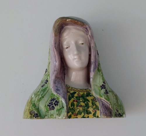 Ceramica maiolica busto - busto, di