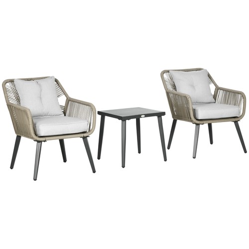 Outsunny set tavolino - set, sedie