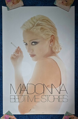 Madonna bedtime stories poster - madonna,