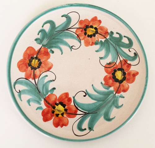 Piatto ceramica dipinta - ceramica, a