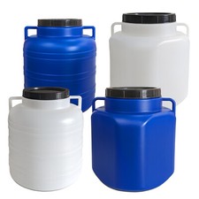 Fusto a collo largo barile per mangime barile con coperchio fusto per pioggia in plastica fusto per mosto da 10 a 40 L