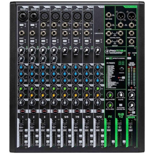 Mackie profx12v3 ins - 7, mic