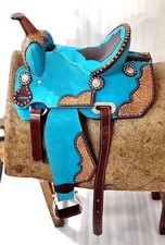 Sella western in pelle misura