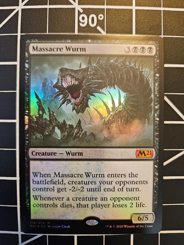 Mtg massacre wurm - mtg, /