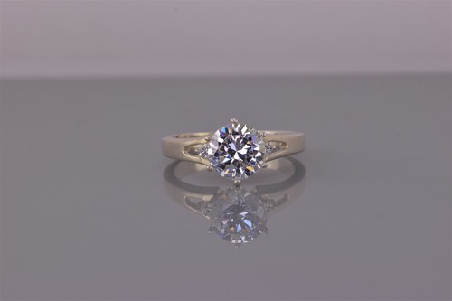 Anello diamonique argento - in,