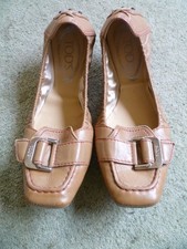 TODS BALLERINA DONNA SCARPE BASSE UK 4 5 EU 37 MARRONE