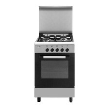 GLEM GAS AE55MI3 CUCINA 53X50 CM 4 FUOCHI FORNO ELETTRICO 62LT CLASSE A INOX