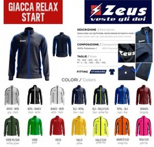 Giacca Tuta Free-Time Mod. GIACCA RELAX START x Calcetto Calcio Basket Volley