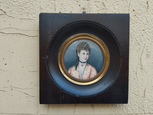 Antica miniatura dipinta - miniatura,