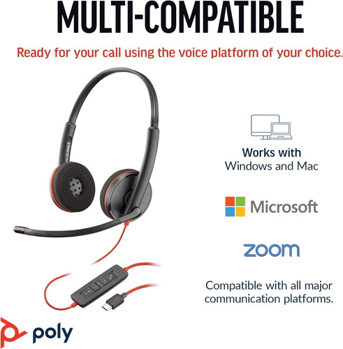 Cuffia con microfono - , poly