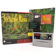 Gioco Super Nintendo: Secret of Mana - SNES Big Box IMBALLO ORIGINALE no Inlay/PAL it. NOE