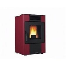 STUFA A PELLET DAL ZOTTO STEFY 7 KW 180 METRI CUBICI COLORE BORDEAUX OFFERTA