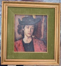 VENANZIO ZOLLA    Figura Femminile con Cappello 