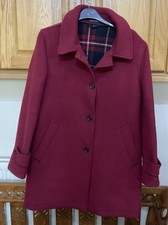 Giacca cappotto donna bordeaux