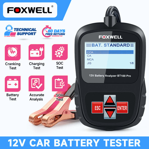 Foxwell bt100 pro auto - foxwell, battery