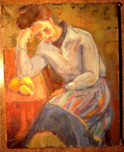 Antico dipinto olio - antico,