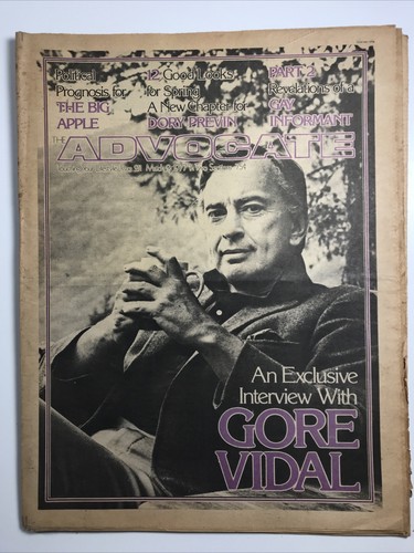 Advocate newspaper magazine - advocate,
