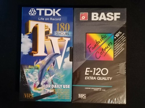 Vhs videocassette vergini tdk - vhs,