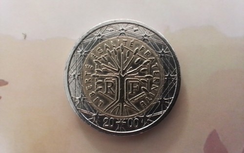 Moneta euro francia 2000 - moneta,