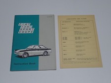 FIAT 124 SPORT COUPE' LIBRETTO