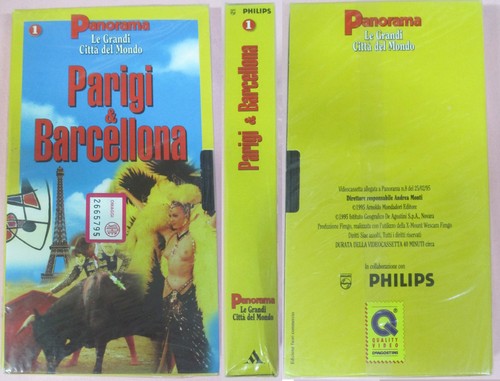 Vhs film parigi - vhs, barcellona