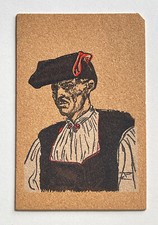 Sardegna - Costume Sardo - cartolina in sughero  (x1018)