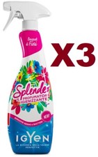 3 SPLENDEO IL PROFUMATORE IGIENIZZANTE BOUQUET DI FIORI CON ANTIBATTERICO 750M