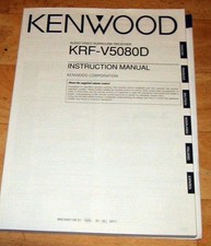 Manuale di istruzioni per Kenwood KRF-V5080D - Ricevitore audio/video multicanale