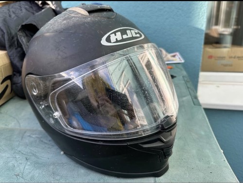 Casco moto hjc nero con - moto,