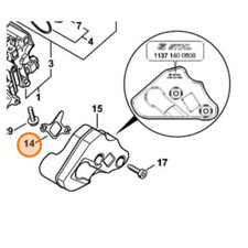 STIHL GUARNIZIONE SILENZIATORE