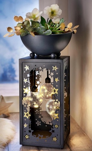 Lanterna decorativa led stelle - lanterna,