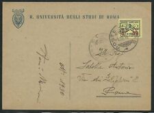 1931 VATICANO FRANCOBOLLO SOPRASTAMPATO "GIALLINO" CARTONCINO FDC MF26021
