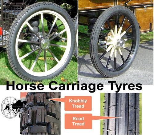 Pneumatico carrozza cavalli - carrozza,