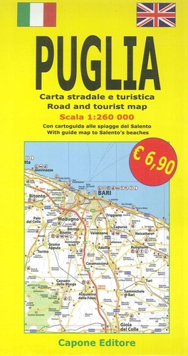 Puglia carta stradale guida - stradale,