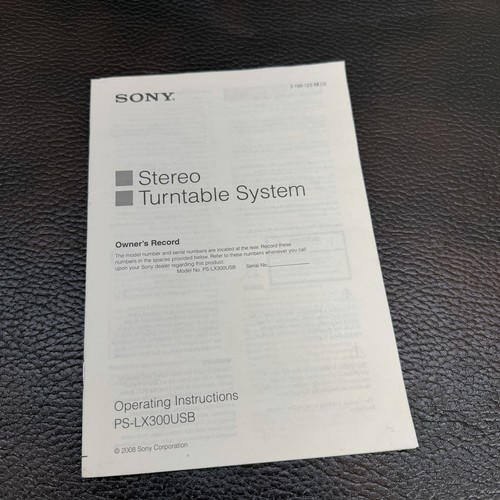 Sony lx300usb giradischi di - sony, ps-lx300usb