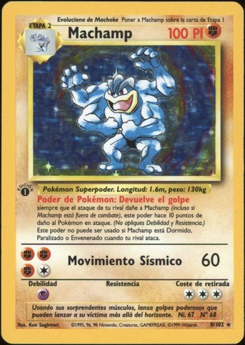 1999 pokemon spanish 1st - 1999,