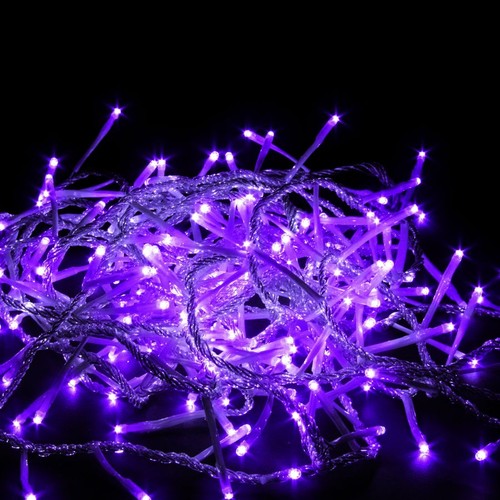 Luci natale 192 led viola - luci,