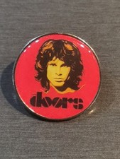 THE DOORS JIM MORRISON RIDERS ON THE STORM LIGHT MY FIRE Pin Badge Patch New