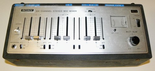 Mixer microfono sei canali