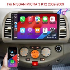 6+128G per NISSAN MICRA 3 K12